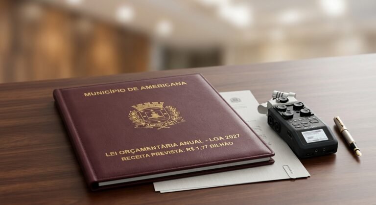 LOA de Americana prevê receita de R$ 1,77 bilhão para 2027