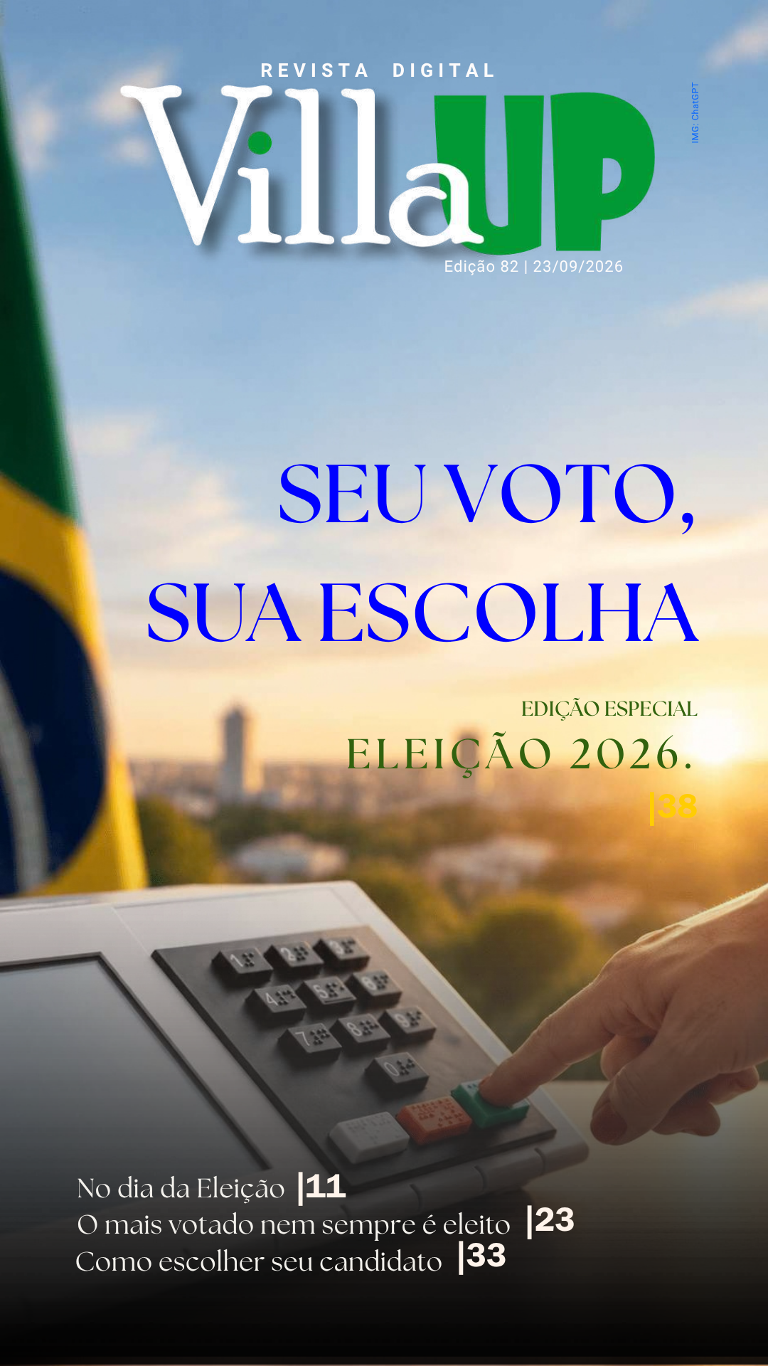 Capa da Revista Villa UP edição 82