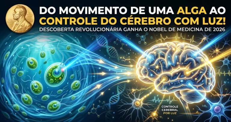 Do movimento de uma alga ao controle do cérebro com luz: descoberta ganha o Nobel de Medicina de 2026