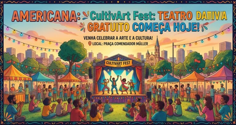CultivArt Fest leva quatro dias de teatro gratuito a Americana; confira a programação completa