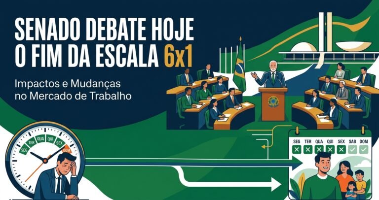 Fim da escala 6×1: o que prevê a PEC em discussão no Senado