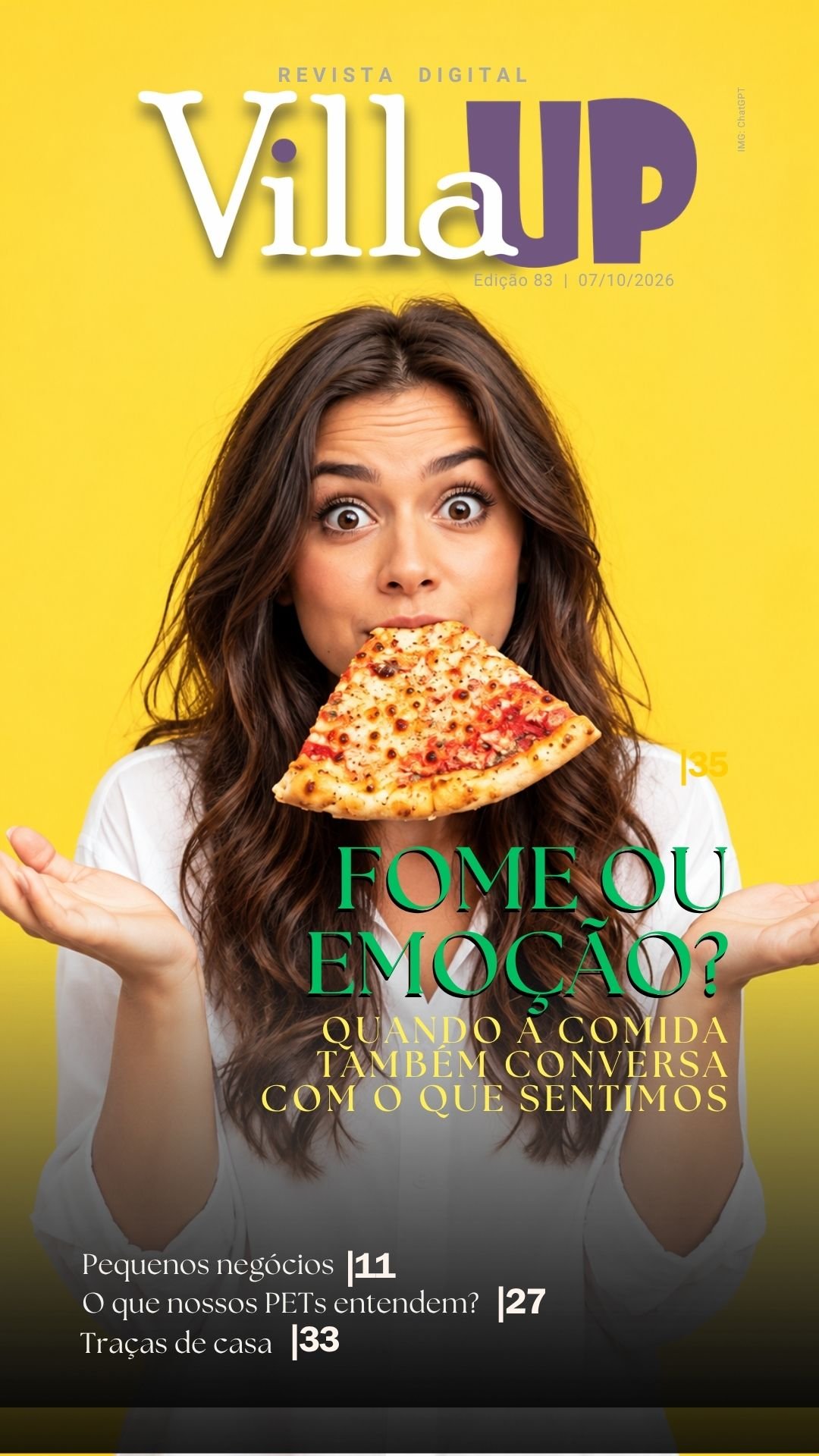 Capa da Revista Villa UP edição 83
